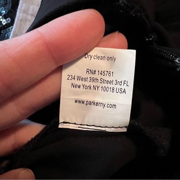 Parker black lace romper. Size xs - Picture 6 of 10